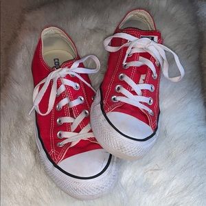 Red Chuck Taylor All Star Low Top Shoes